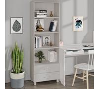 Berkfield Highboard White 60X35X180 Cm Solid Wood Pine