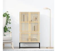 Berkfield Highboard White 70X35X125 Cm Engineered Wood