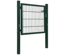 Berkfield Home 2D Fence Gate (Single) Green 106 x 130 cm Berkfield Home Green 106 x 130 cm