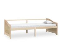 Berkfield Home 3-Seater Day Bed Solid Pinewood 90x200 cm in Light Tan Berkfield Home Light Tan 90x200 cm