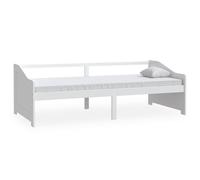 Berkfield Home 3-Seater Day Bed White Solid Pinewood 90x200 cm Berkfield Home White 90x200 cm