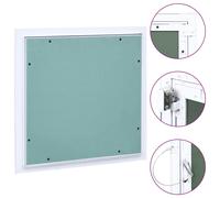 Berkfield Home Access Panel with Aluminium Frame & Plasterboard 300x300 mm Berkfield Home Multicolor
