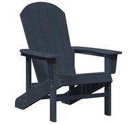 Berkfield Home Adirondack Chair Navy Blue 74x82x91 cm HDPE | Size: 74 x 82 x 91 cm Berkfield Home Navy 74 x 82 x 91 cm