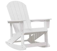Berkfield Home Adirondack Rocking Chair White 73.5x92x90 cm HDPE Berkfield Home White 73.5x92x90 cm