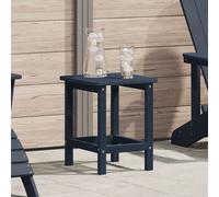 Berkfield Home Adirondack Side Table Navy Blue 38x38x46 cm HDPE | Size: 38 x 38 x 46 cm Berkfield Home Navy 38 x 38 x 46 cm