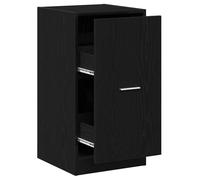 Berkfield Home Apothecary Cabinet Black Oak 40x41x77, 5 cm Engineered Wood Berkfield Home Black