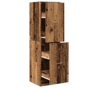Berkfield Home Apothecary Cabinet¬†Old Wood 40x41x144.5 cm Engineered Wood in Brown Berkfield Home Brown 40x41x144.5 cm