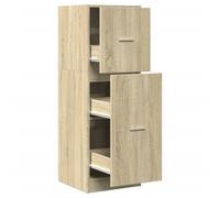 Berkfield Home Apothecary Cabinet Sonoma Oak 40x41x118 cm Engineered Wood in Light Brown | Size: 40 x 41 x 118 cm Berkfield Home Light Brown 40 x 41 x 118 cm