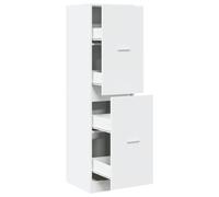 Berkfield Home Apothecary Cabinet¬†White 40x41x144.5 cm Engineered Wood in White Berkfield Home White 40x41x144.5 cm