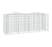 Berkfield Home Arched Gabion Raised Bed 200x50x100 cm Galvanised Iron in Silver | Size: 200 x 50 x 100 cm Berkfield Home Silver 200 x 50 x 100 cm