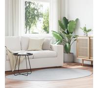 Berkfield Home Area Rug Grey 140x200 cm Polyester Non-Slip | Size: Medium Berkfield Home Grey Medium