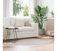 Berkfield Home Area Rug Sand 120x170 cm Polyester Non-Slip in Beige | Size: Medium Berkfield Home Beige Medium