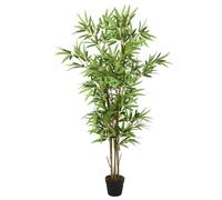Berkfield Home Artificial Bamboo Tree 1288 Leaves 180 cm Green Berkfield Home Green