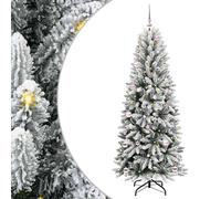 Berkfield Home Artificial Christmas Tree with 150 LEDs White 63 x 63 x 150 cm Berkfield Home White 63 x 63 x 150 cm