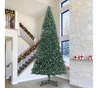 Berkfield Home Artificial Pre-lit Christmas Tree with Ball Set Green 500 cm Berkfield Home Green