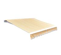 Berkfield Home Awning Top Sunshade Canvas Sunflower Yellow & White 3x2.5m Berkfield Home Yellow