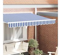 Berkfield Home Awning Valance for 2.5 m Frame Blue & White 2.3x0.2 m Berkfield Home Blue