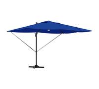 Berkfield Home Azure Blue Cantilever Umbrella Azure blue Polyester canopy Large Berkfield Home Blue