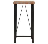 Berkfield Home Bar Table 55x55x107 cm Solid Wood Reclaimed & Iron | Size: 55 x 55 x 107 cm Berkfield Home Multicolor 55 x 55 x 107 cm