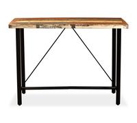 Berkfield Home Bar Table Solid Reclaimed Wood 150x70x107 cm in Brown | Size: 150 x 70 x 107 cm Berkfield Home Brown 150 x 70 x 107 cm