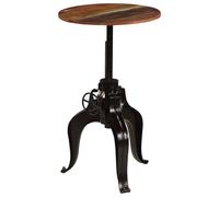 Berkfield Home Bar Table Solid Reclaimed Wood 60x(76-110) cm in Brown Berkfield Home Brown