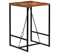 Berkfield Home Bar Table Solid Reclaimed Wood 70x70x106 cm in Brown | Size: 70 x 70 x 106 cm Berkfield Home Brown 70 x 70 x 106 cm