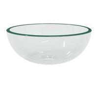 Berkfield Home Basin Tempered Glass 30x12 cm Transparent in Clear Berkfield Home Clear 30x12 cm