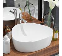 Berkfield Home Basin Triangle Ceramic White 50.5x41x12 cm Berkfield Home White 50.5x41x12 cm
