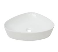 Berkfield Home Basin Triangle Ceramic White 50.5x41x12 cm Berkfield Home White 50.5x41x12 cm