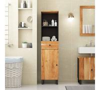 Berkfield Home Bathroom Cabinet 38x33x160 cm Solid Wood Acacia in Brown | Size: 38 x 33 x 160 cm Berkfield Home Brown 38 x 33 x 160 cm