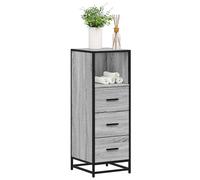 Berkfield Home Bathroom Cabinet Grey Sonoma 35x37.5x100 cm Engineered Wood Berkfield Home Grey 35x37.5x100 cm