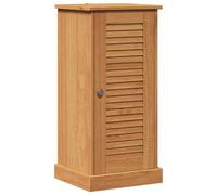 Berkfield Home Bathroom Cabinet "VIGO" 37x34x80 cm Solid Wood Pine in Tan | Size: 37 x 34 x 80 cm Berkfield Home Tan 37 x 34 x 80 cm