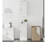 Berkfield Home Bathroom Furniture Set 2 pcs Antique white 37 x 34 x 80 cm Berkfield Home Multicolor 37 x 34 x 80 cm