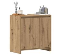 Berkfield Home Bathroom Sink Cabinet Artisan Oak 60x33x60 cm Engineered Wood in Brown | Size: 60 x 33 x 60 cm Berkfield Home Brown 60 x 33 x 60 cm