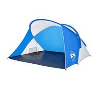 Berkfield Home Beach Tent 2-Person Azure Blue Pop-up Waterproof Berkfield Home Blue