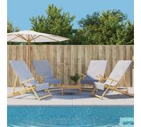 Berkfield Home Beach Towels 4 pcs Grey 60x135 cm Fabric 400 GSM Berkfield Home Grey