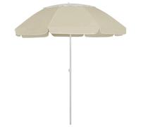 Berkfield Home Beach Umbrella Sand Yellow 300 cm Berkfield Home Yellow