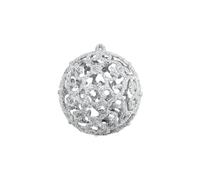 Berkfield Home Beautiful 100 Piece Christmas Ball Set 3/4/6 cm Silver Berkfield Home Silver