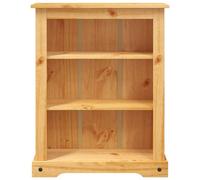 Berkfield Home Beautiful 3-Tier Bookcase Mexican Pine Corona Range 81x29x100 cm in Light Brown | Size: 81 x 29 x 100 cm Berkfield Home Light Brown 81 x 29 x 100 cm