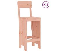 Berkfield Home Beautiful 5 Piece Garden Bar Set Solid Wood Douglas in Natural Berkfield Home Natural