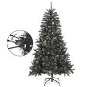 Berkfield Home Beautiful Artificial Christmas Tree with Stand Green 150 cm PVC Berkfield Home Green