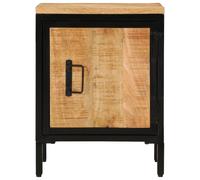 Berkfield Home Beautiful Bed Cabinet 40x30x52.5 cm Solid Rough Wood Mango in Brown Berkfield Home Brown 40x30x52.5 cm