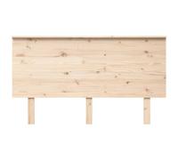 Berkfield Home Beautiful Bed Headboard 144x6x82.5 cm Solid Wood Pine in Natural Berkfield Home Natural 144x6x82.5 cm