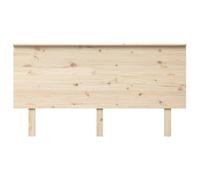 Berkfield Home Beautiful Bed Headboard 154x6x82.5 cm Solid Wood Pine in Natural Berkfield Home Natural 154x6x82.5 cm