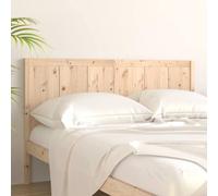 Berkfield Home Beautiful Bed Headboard 205.5x4x100 cm Solid Pine Wood in Light Brown Berkfield Home Light Brown 205.5x4x100 cm