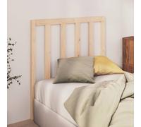 Berkfield Home Beautiful Bed Headboard 95x4x100 cm Solid Wood Pine in Light Tan | Size: 95 x 4 x 100 cm Berkfield Home Light Tan 95 x 4 x 100 cm