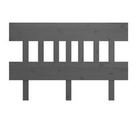 Berkfield Home Beautiful Bed Headboard Grey 153.5x3x81 cm Solid Wood Pine Berkfield Home Grey 153.5x3x81 cm