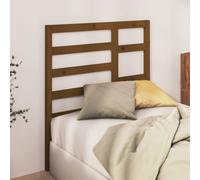 Berkfield Home Beautiful Bed Headboard Honey Brown 106x4x104 cm Solid Wood Pine | Size: 106 x 4 x 104 cm Berkfield Home Brown 106 x 4 x 104 cm