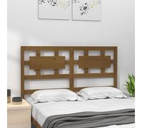 Berkfield Home Beautiful Bed Headboard Honey Brown 125.5x4x100 cm Solid Wood Pine Berkfield Home Brown 125.5x4x100 cm