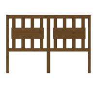 Berkfield Home Beautiful Bed Headboard Honey Brown 125.5x4x100 cm Solid Wood Pine Berkfield Home Brown 125.5x4x100 cm